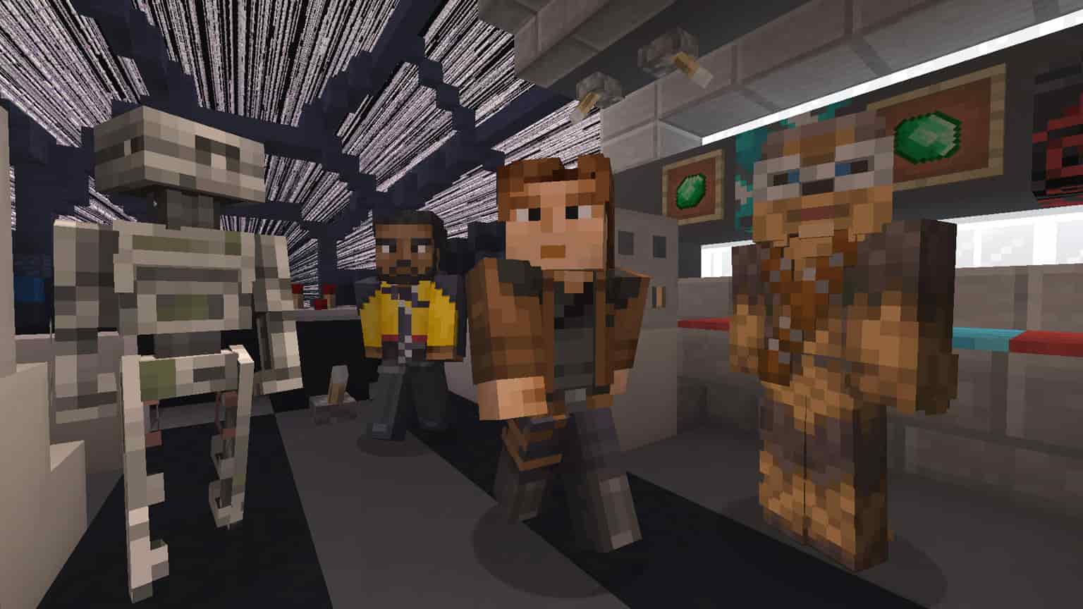 han solo and chewbacca skins minecraft