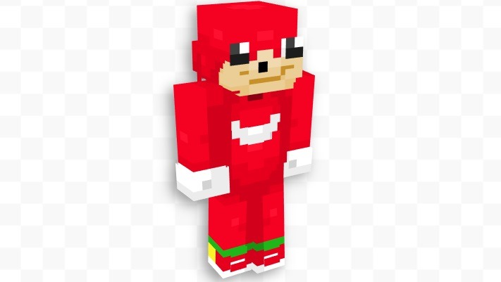 knuckles minecraft skin