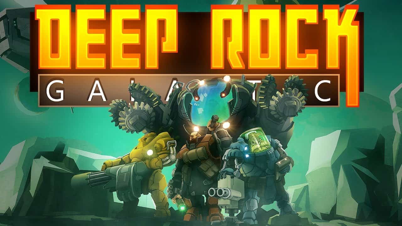 Deep Rock Galactic space mining dwarves