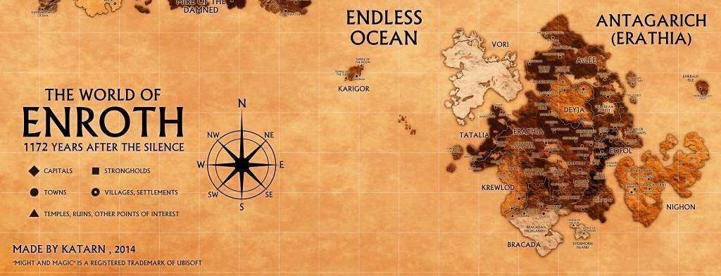 World of Enroth Continent of Antagarich