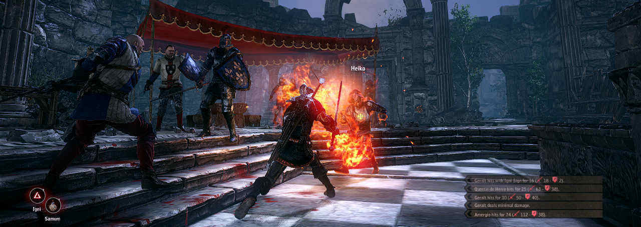 The Witcher 2 Combat Scene