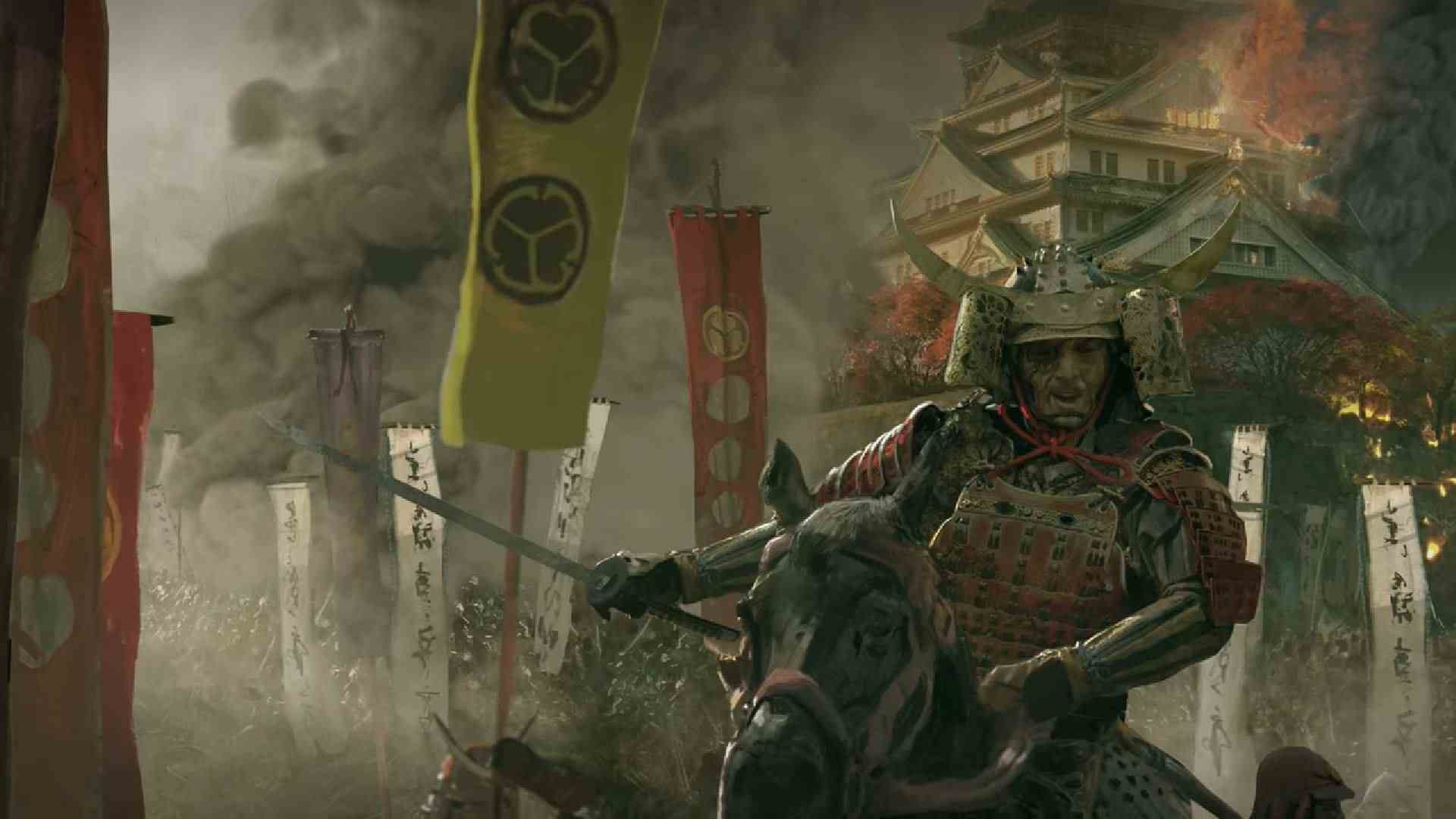 age of empires 4 shogun in action