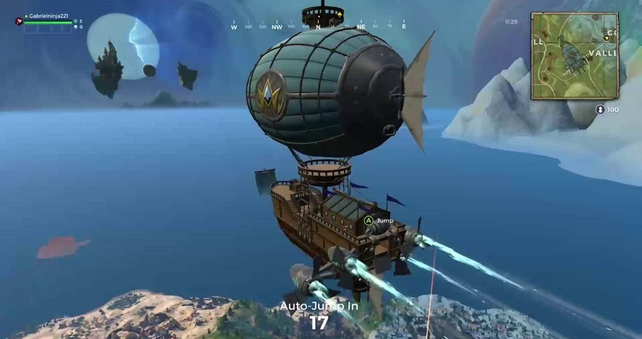 fortnite hot air balloon