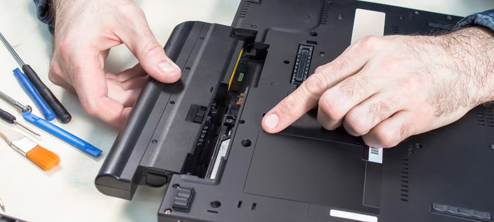 replacing a laptop battery hp