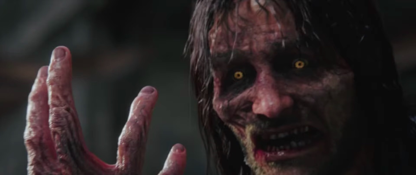 a character turning into a monster or undead