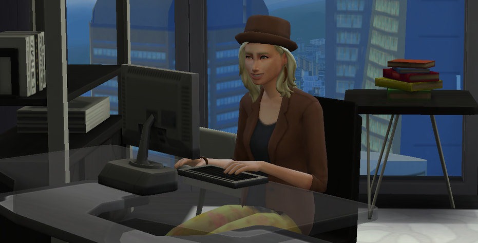 A Homebased Writer on Sims 4