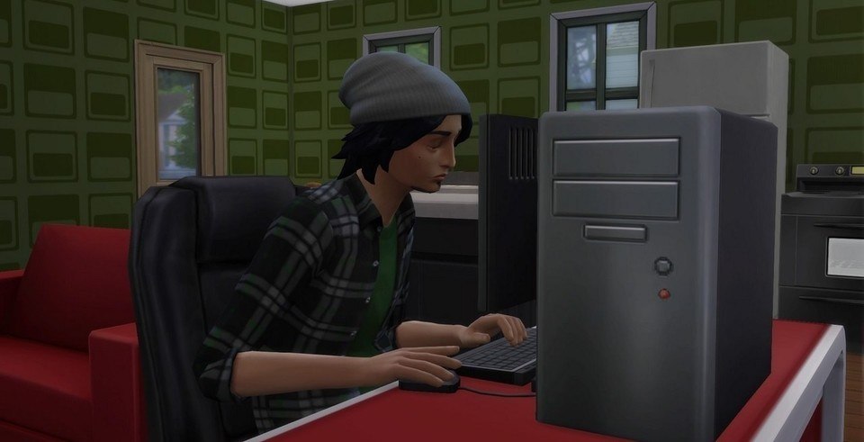 An ESports Gamer on Sims 4