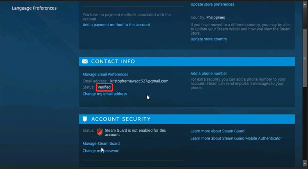 checking if email address is verified
