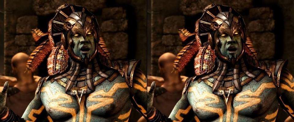Mortal Kombat X graphic comparison