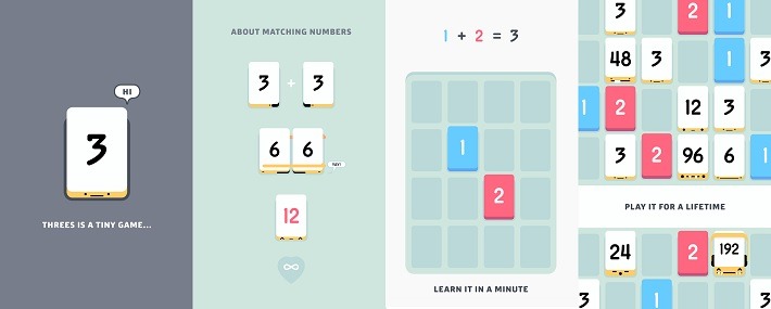 Threes Browser Game